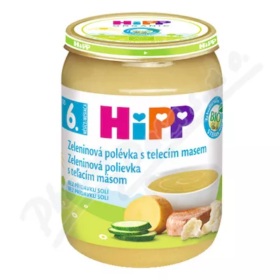 HIPP BABY MENU BIO Pol.zelen.s telecím 190g CZ7983